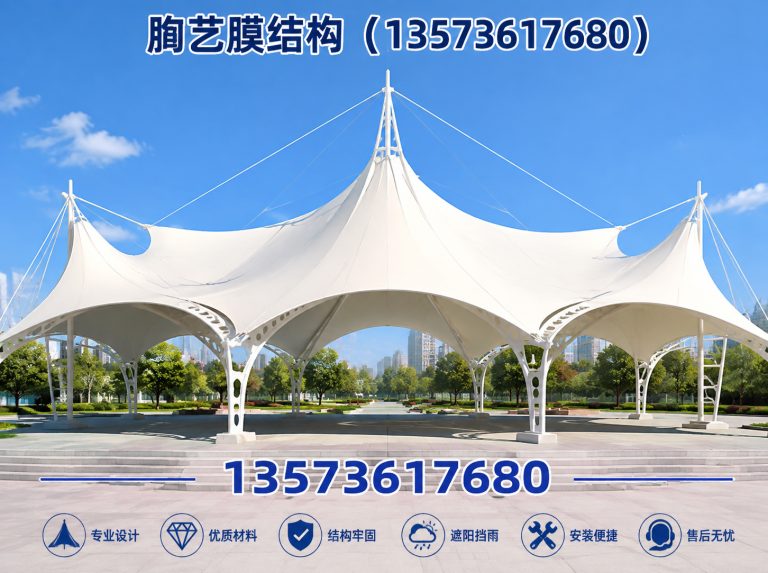 昌邑市膜结构加油站展示图