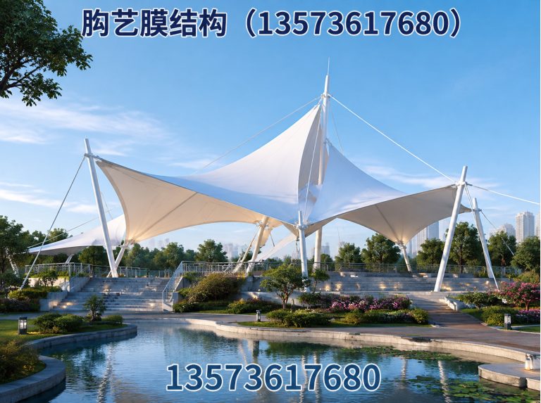 昌邑市张拉膜景观展示图