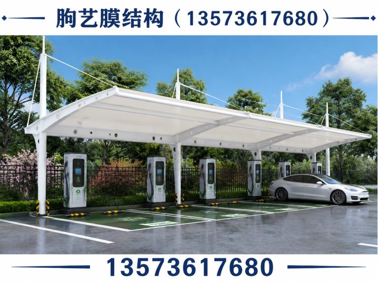 昌邑市膜结构车棚展示图